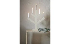 Visa Alla Adventsljusstakar|Adventsljusstakar 31-60 Cm<Star Trading Vinga Adventsljusstake 50cm Beige