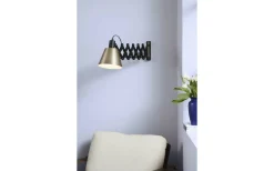 Läslampor<Halo Design Vintage Vägglampa Svart/Antikmässing