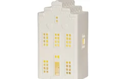 Vinter Batteridriven Bordsdekoration 16cm Vit