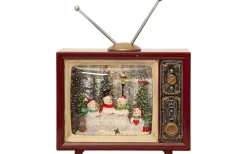 Star Trading Vinter Batteridriven TV Röd* Vattenfyllda Lyktor|Julbyar Och Figurer