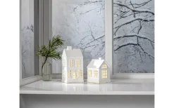 Batteri Julpynt Inomhus|Inomhusdekorationer Batteri<Star Trading Vinter Inomhusdekoration 15cm Vit