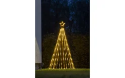 Konstsmide Vinterglöd Metallgran 1,8m Amber LED 8-funktioner IP44* Julpynt Utomhus