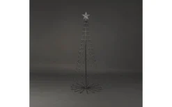 Julpynt Utomhus<Konstsmide Vinterglöd Metallgran 1,91m RGB LED med fjärr IP44