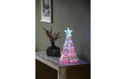 Vintermagi Julgran 30cm Diamanteffekt RGB LED