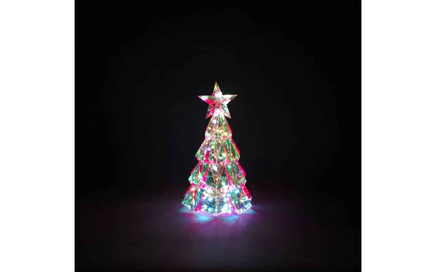 Vintermagi Julgran 30cm Diamanteffekt RGB LED