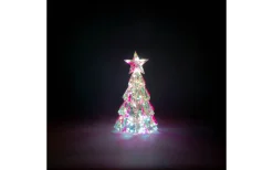 Vintermagi Julgran 30cm Diamanteffekt RGB LED