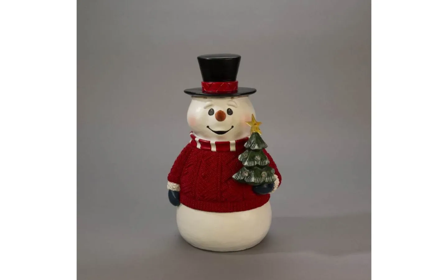 Batteri Julpynt Utomhus<Konstsmide Vinterros Batteridriven Snögubbe 35cm IP44