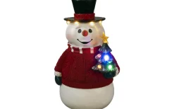 Batteri Julpynt Utomhus<Konstsmide Vinterros Batteridriven Snögubbe 35cm IP44