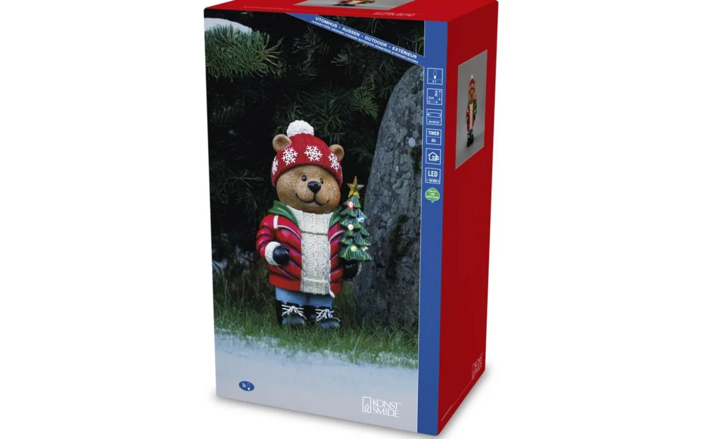 Vinterros Batteridriven Teddybjörn 38cm IP44