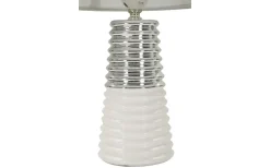 Bordslampor<Mauro Ferretti Viola Bordslampa 41cm Vit/Silver