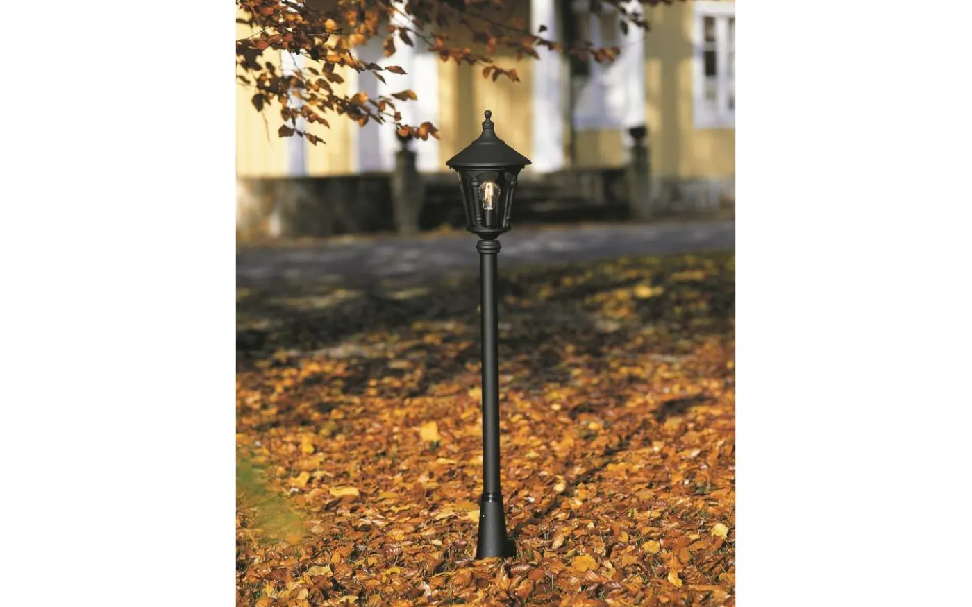 Virgo Lykthus 35cm Svart IP23