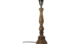 Virkes Lampfot 46cm Brun/Borstad Mässing