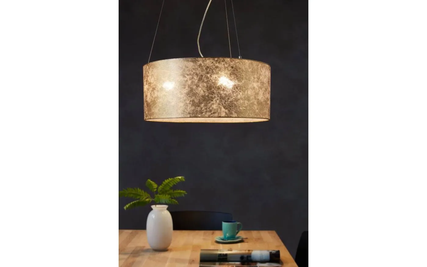 Viserbella Taklampa 53cm Bladguld