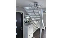 Hall & Trappa|Sovrum<Aneta Viva Plafond 57cm Krom