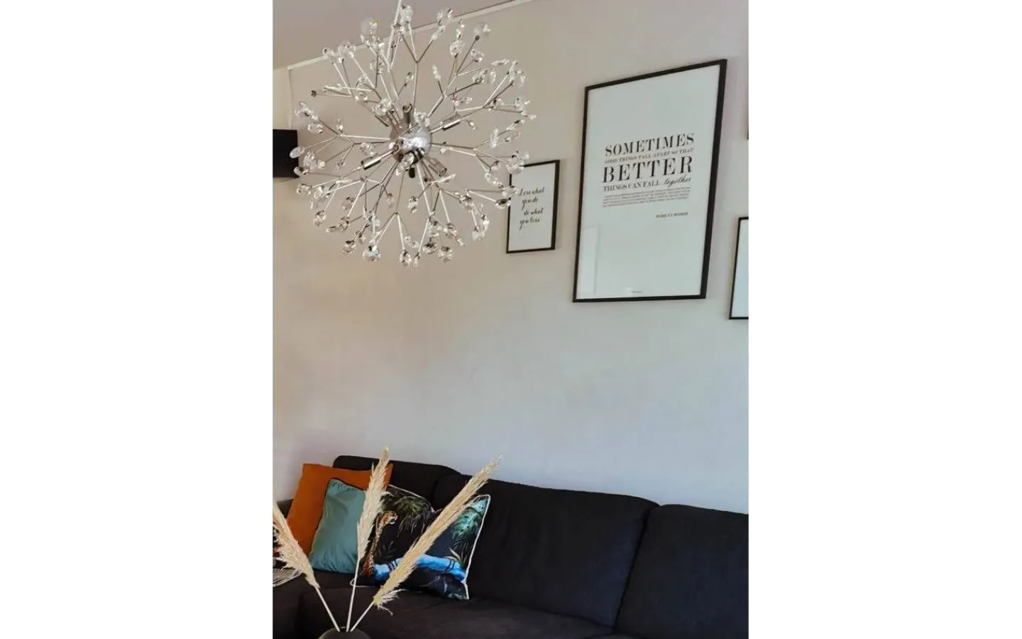 Aneta Viva Taklampa 55cm Krom* Hall & Trappa|Sovrum