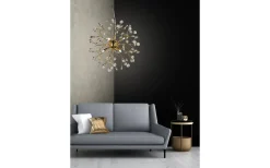 Vardagsrum|Hall & Trappa<Aneta Viva Taklampa 55cm Mässing