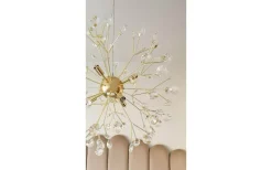 Vardagsrum|Hall & Trappa<Aneta Viva Taklampa 55cm Mässing