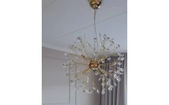 Vardagsrum|Hall & Trappa<Aneta Viva Taklampa 55cm Mässing