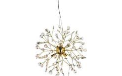 Vardagsrum|Hall & Trappa<Aneta Viva Taklampa 55cm Mässing