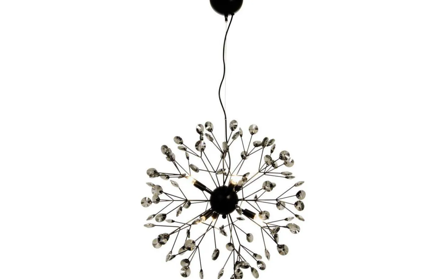 Sovrum|Kristallampor<Aneta Viva Taklampa 55cm Svart