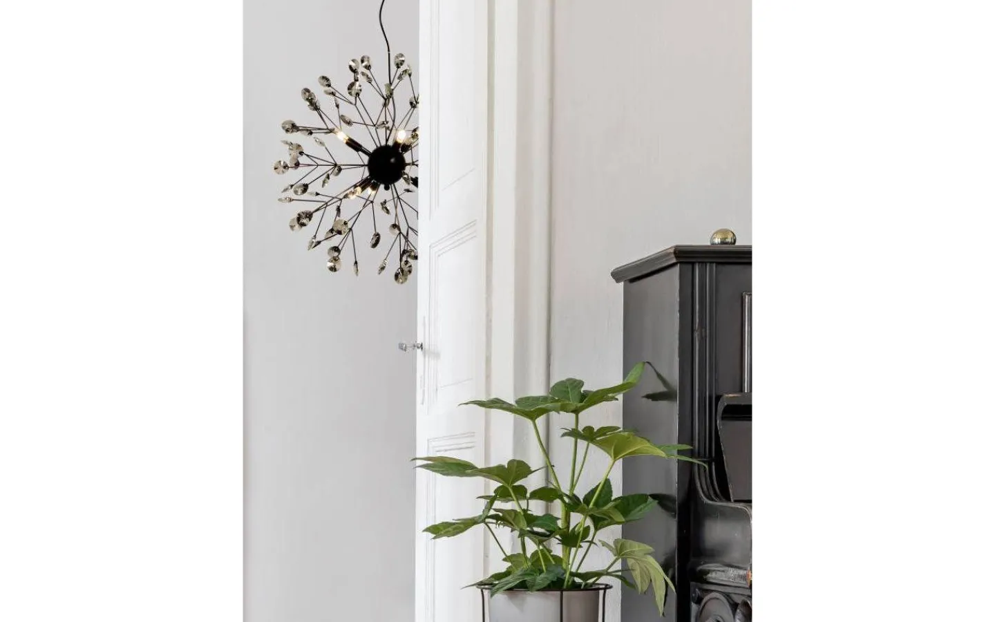 Sovrum|Kristallampor<Aneta Viva Taklampa 55cm Svart