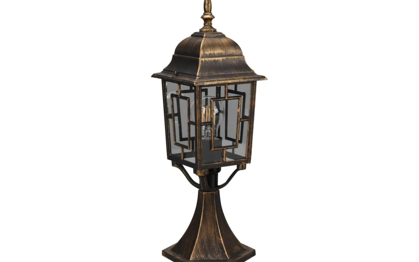 Pollare & Grindlyktor<Trio Lighting Volturno Grindlykta 47cm E27 antik rost IP44