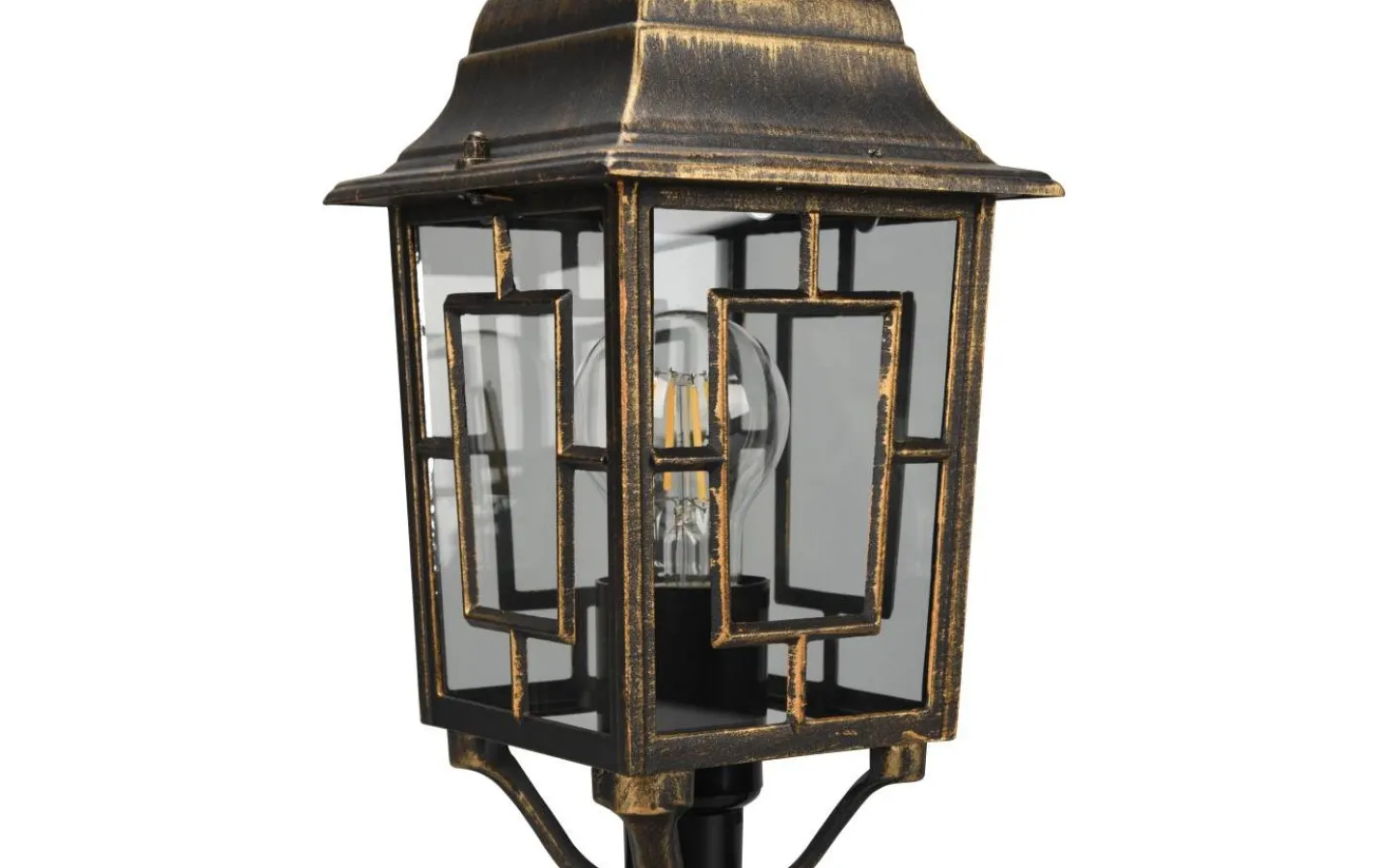 Pollare & Grindlyktor<Trio Lighting Volturno Grindlykta 47cm E27 antik rost IP44