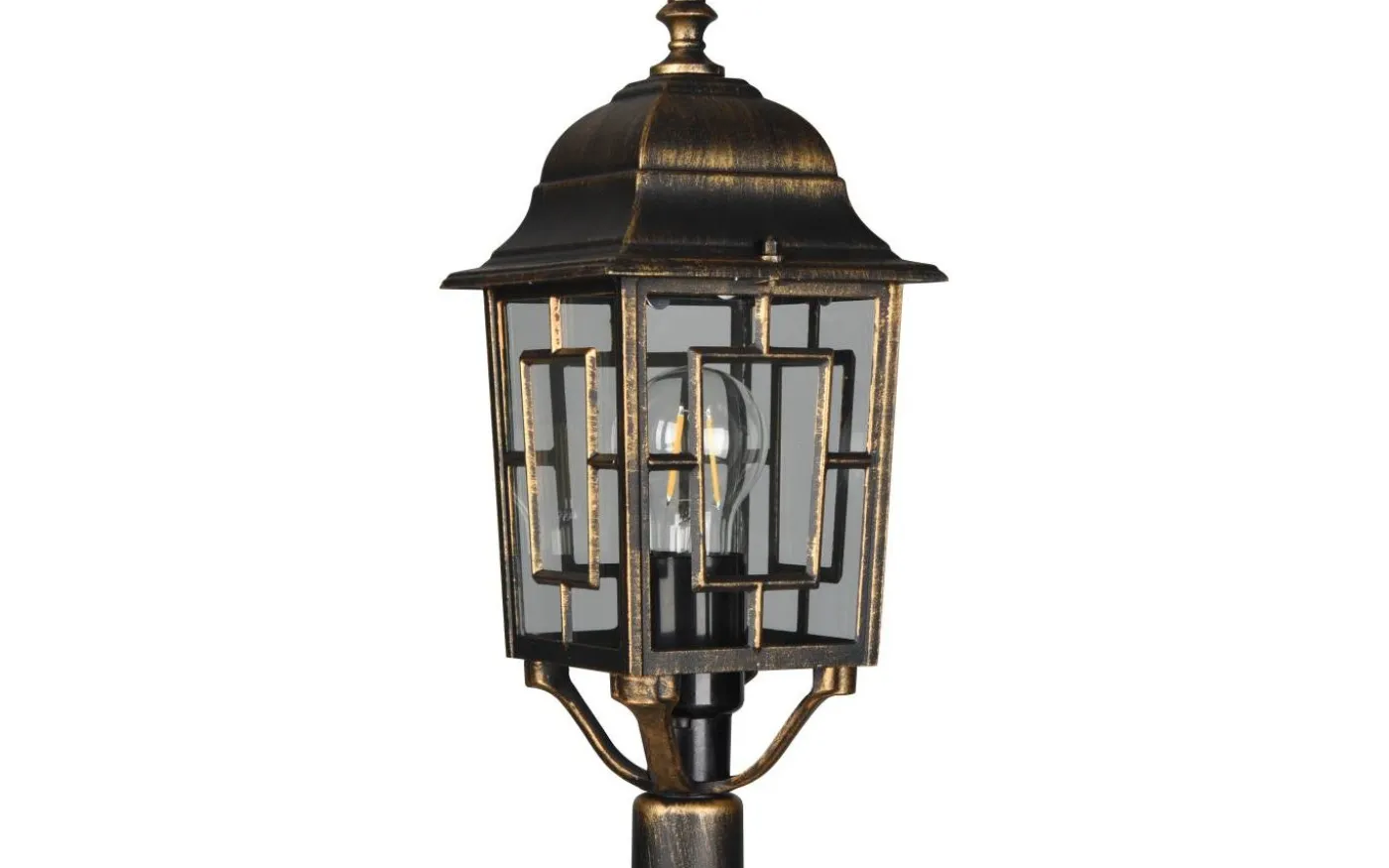 Volturno Stolplykta 200cm E27 antik rost IP44