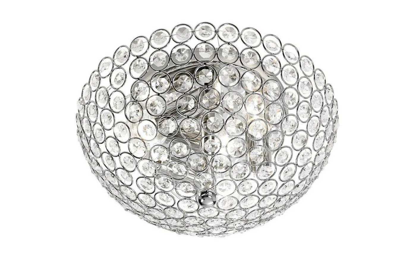 Värmdö Kristallplafond Ø30cm Krom IP21