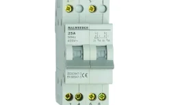 Växlingsomkopplare, 2 Pol, 25A, I-0-II