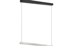 Avlånga Taklampor<Trio Lighting Wallace Taklampa LED i borstat stål