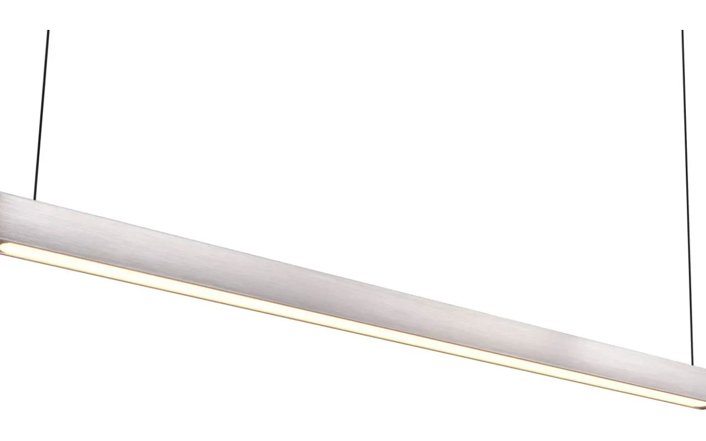 Avlånga Taklampor<Trio Lighting Wallace Taklampa LED i borstat stål