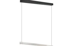 Avlånga Taklampor<Trio Lighting Wallace Taklampa LED i borstat stål