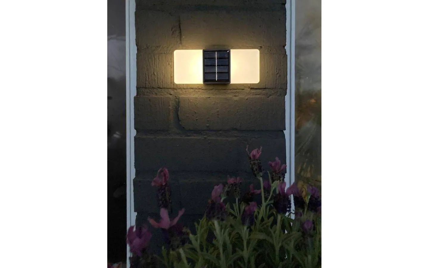 Solcellslampor Vägg|Visa Alla Solcellslampor<Star Trading Wally Solcellsdriven Vägglampa 14cm Frostad Vit