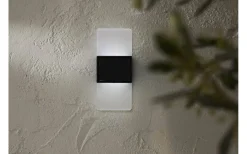 Solcellslampor Vägg|Visa Alla Solcellslampor<Star Trading Wally Solcellsdriven Vägglampa 14cm Frostad Vit