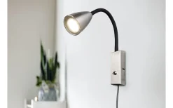 Wanda Vägglampa GU10 borstat stål