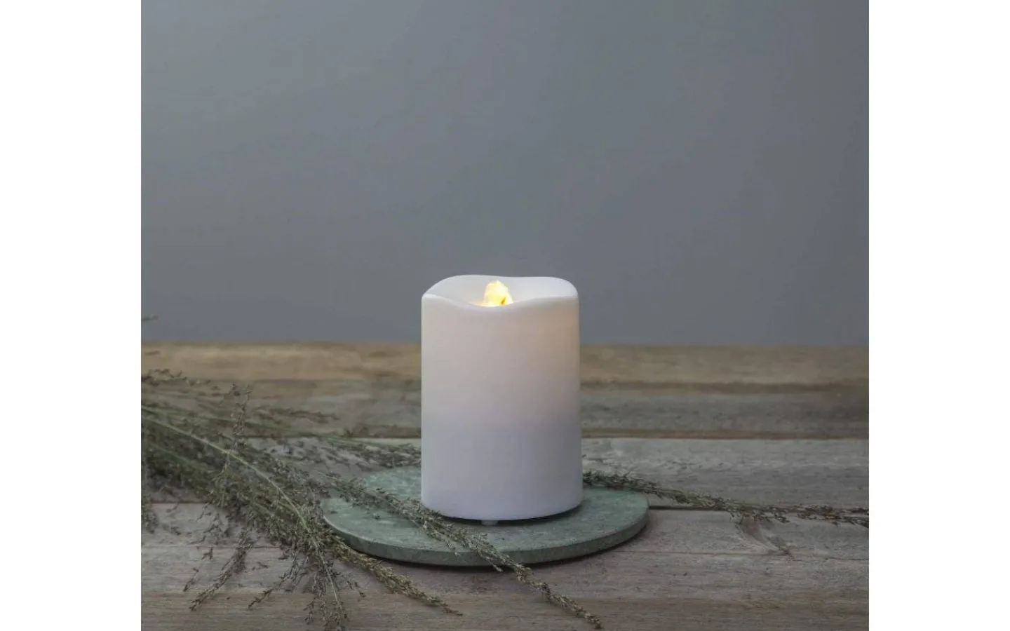 Blockljus Inomhus|Blockljus Inomhus<Star Trading Water Batteridrivet Fontänljus 14cm Vit