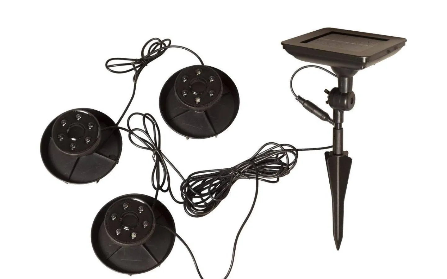 Star Trading Water Light Solcellslampa 7cm Svart* Visa Alla Solcellslampor