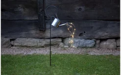 Solcellslampor Dekoration|Visa Alla Solcellslampor<Star Trading Watercan, Solcellslampa Dew Drop, 80 cm Varmvit 0,06W