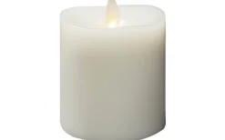 Konstsmide Wave Batteridrivet Blockljus 11,5cm Gräddvit* Blockljus Inomhus|Blockljus Inomhus