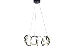 Cottex Wave Taklampa 55cm 3-steg DIM Svart* Stora Taklampor Ø50-69 Cm