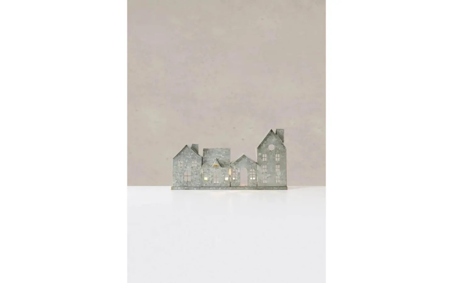 Markslojd Wells Batteridriven Bordsdekoration Antik Zink* Batteri Julpynt Inomhus