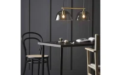 Wendo Taklampa 70cm 2L Mässing/Rök