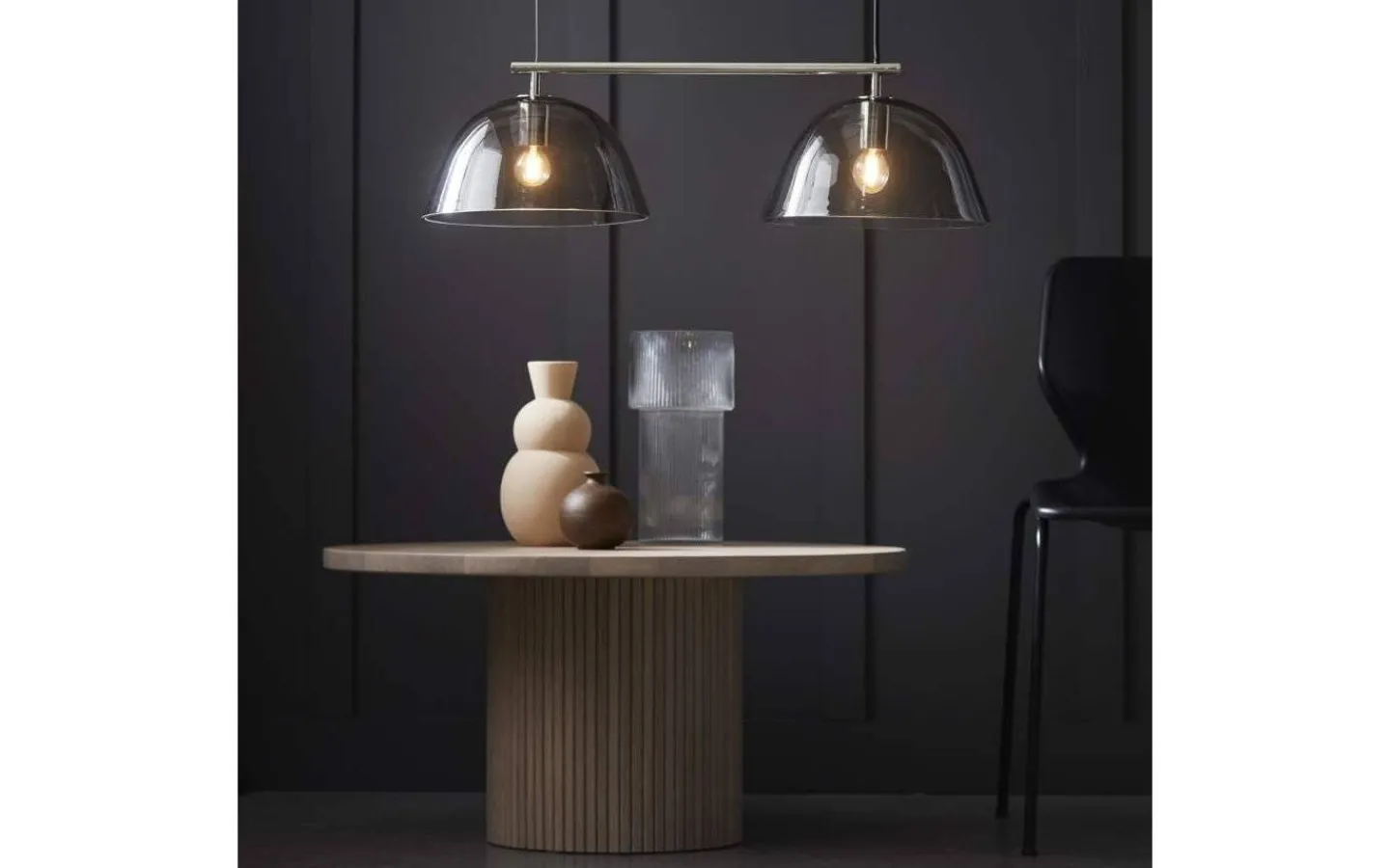 CO Bankeryd Wendo Taklampa 70cm 2L Nickel/Rök* Kök & Matplats|Avlånga Taklampor