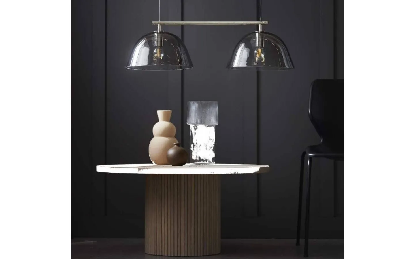 CO Bankeryd Wendo Taklampa 70cm 2L Nickel/Rök* Kök & Matplats|Avlånga Taklampor