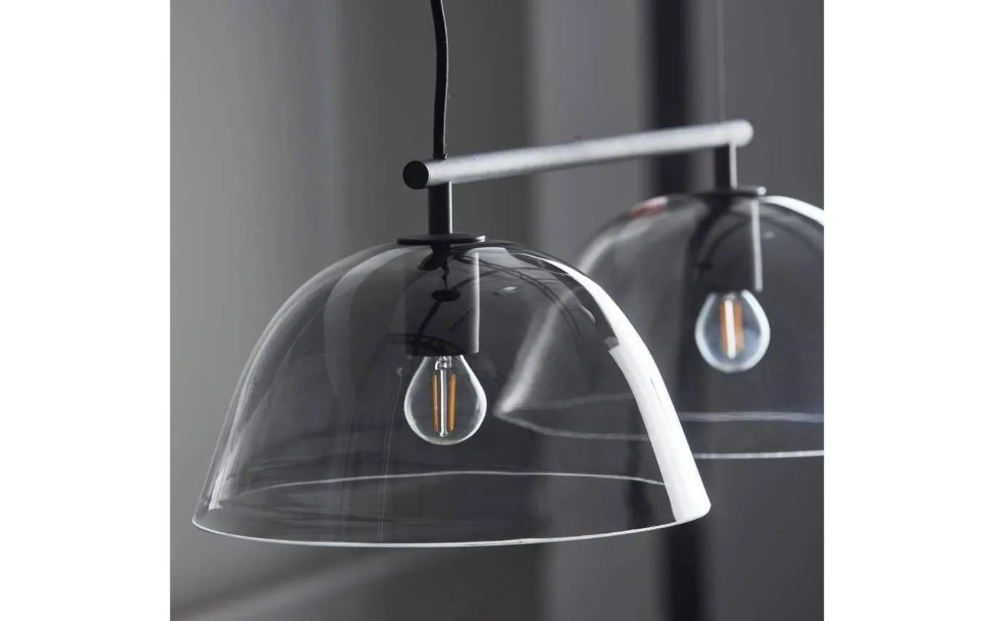 Wendo Taklampa 70cm 2L Svart/Rök