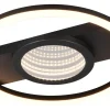 Wheeler Plafond LED rund mattsvart 3000K