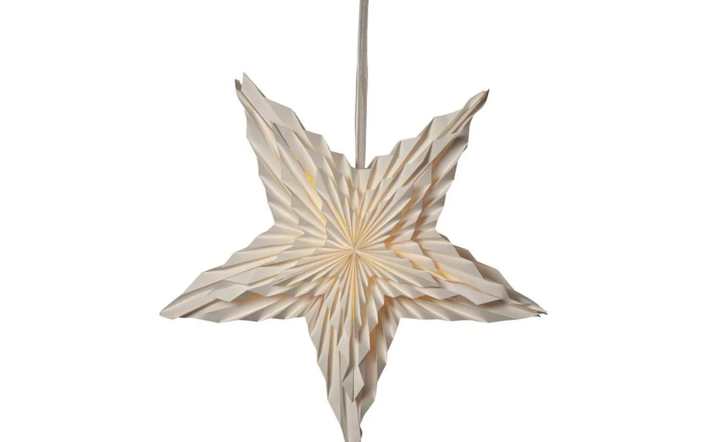 White Julstjärna 70cm Vit