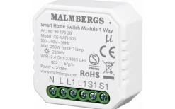 Wi-Fi Smart Strömbrytare 250W LED