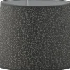 Hallbergs Wilby Lampskärm Ø30cm Mörkgrå* Mönstrade Lampskärmar|Enfärgade Runda Lampskärmar